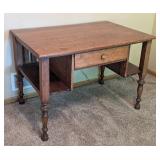 Vintage Oak Writing Desk