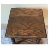 Petite Vintage Wood Side Table/Stand