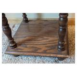 Petite Vintage Wood Side Table/Stand