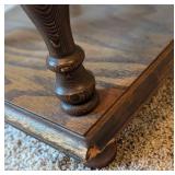 Petite Vintage Wood Side Table/Stand
