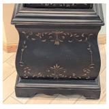Decorative Painted Wood Storage Clock