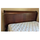 Queen Size Wood Sleigh Bed Frame