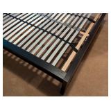Full Size Black Wood Platform Bed Frame