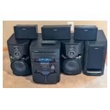 Sony CD/Radio System and Speakers