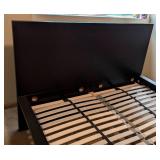 Full Size Black Wood Platform Bed Frame