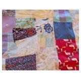 Colorful Vintage Crazy Quilt