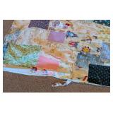 Colorful Vintage Crazy Quilt