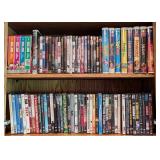 Assorted DVDs and VHS Tapes
