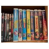 Assorted DVDs and VHS Tapes