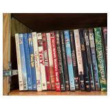 Assorted DVDs and VHS Tapes