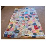 Colorful Vintage Crazy Quilt