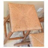 Virginia House Rush Seat Counter Height Stool Set