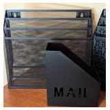 Assorted Office Organizers and Binders