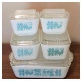 Pyrex Amish Butterprint Fridgie Set / Pyrex Amish Butterprint Complete Refrigerator Set