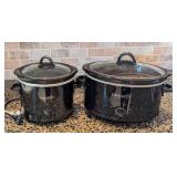 Pair of Crock-Pot Slow Cookers