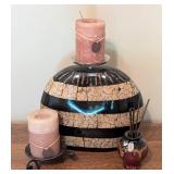Decorative Candleholder and Oil Diffuser