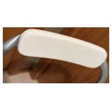 Folding White Barstool
