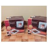 Decorative Tray and Two Photo Frame Coasters Sets