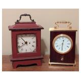 Pair of Small Table Clocks