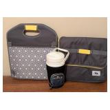 Pair of Cooler Bags and Water Jug