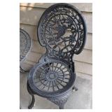 Pretty Metal Patio Bistro Set