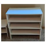 White Wood Shoe Shelves