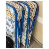 Pair of Folding Cots and Sleeping Bag