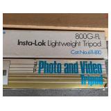 Da-Lite Projection Screen and Pair of Tripods