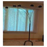 Black Five Arm Floor Lamp