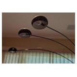 Black Five Arm Floor Lamp