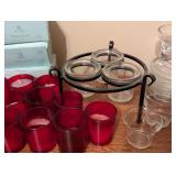 Assorted Votive Candles and Holders