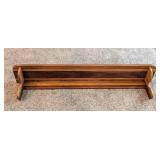 Hanging Wood Wall Shelf