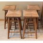Virginia House Rush Seat Counter Height Stool Set