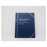 Liberty Standing Half-Dollar Coins in collector folio: 1937-1947