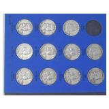Benjamin Franklin Half Dollar collector Collection  folio:  Starting 1948