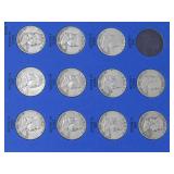Benjamin Franklin Half Dollar collector Collection  folio:  Starting 1948