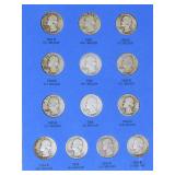 WASHINGTON HEAD QUARTER collection 1932 to 1945 | 22 coins