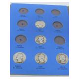WASHINGTON HEAD QUARTER collection 1932 to 1945 | 22 coins