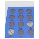 LIBERTY STANDING HALF DOLLAR  Collection 1916 to 1936 | 11 coins