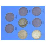 LIBERTY HEAD OR MORGAN TYPE SILVER DOLLAR Collection 1891 to 1897 | 3 Silver Dollars