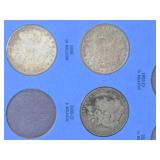 LIBERTY HEAD OR MORGAN TYPE SILVER DOLLAR Collection 1891 to 1897 | 3 Silver Dollars