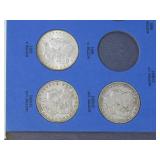 LIBERTY HEAD OR MORGAN TYPE SILVER DOLLAR Collection 1898-1921 | 9 silver dollars