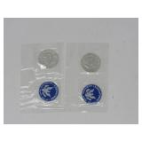 1971 Eisenhower Uncirculated Silver Dollar | 2 sealed uncirculated  40% silver dollar coins
