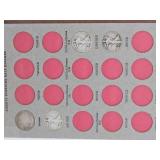 LIBERTY STANDING HALF DOLLARS Collection 1916-1947 Dansco folio | 32 Half-Dollars