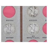 LIBERTY STANDING HALF DOLLARS Collection 1916-1947 Dansco folio | 32 Half-Dollars