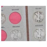 LIBERTY STANDING HALF DOLLARS Collection 1916-1947 Dansco folio | 32 Half-Dollars