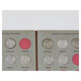 LIBERTY STANDING HALF DOLLARS Collection 1916-1947 Dansco folio | 32 Half-Dollars