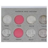 HALF DOLLARS FROM1948, Franklin and Kenney half dollars | 49 Half Dollar Coins