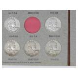 HALF DOLLARS FROM1948, Franklin and Kenney half dollars | 49 Half Dollar Coins