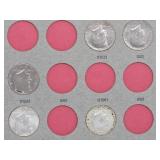 HALF DOLLARS FROM1948, Franklin and Kenney half dollars | 49 Half Dollar Coins